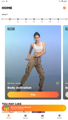 DanceFitme android App screenshot 0