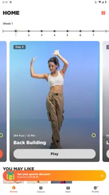 DanceFitme android App screenshot 1