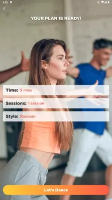 DanceFitme android App screenshot 2