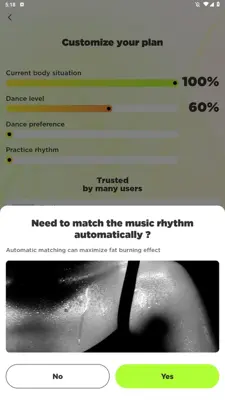 DanceFitme android App screenshot 8